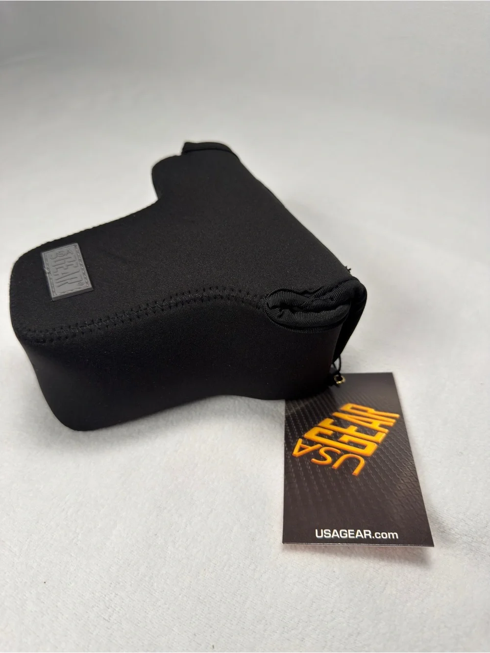 USA GEAR Black Neoprene Camera Case